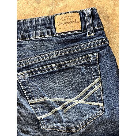 Aeropostale denim Boyfriend shorts, Women's size 10 - Picture 4 of 6